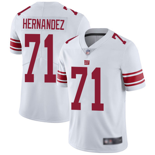 Men New York Giants #71 Will Hernandez White Vapor Untouchable Limited Player Football NFL Jersey->new york giants->NFL Jersey